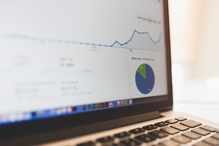 Google Analytics com relatórios que dão suporte para trabalho de SEO.