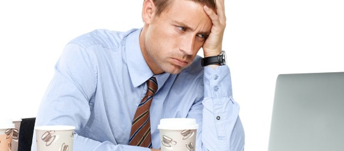 Tiresome work is exhausting his mind